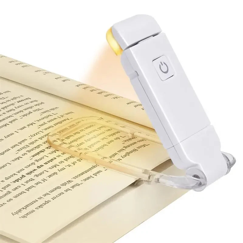 Luz LED recargable por USB para libros